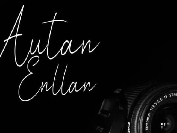 Autan Enllan Handwritten font