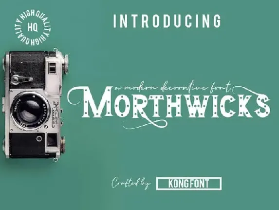 Morthwicks Display font