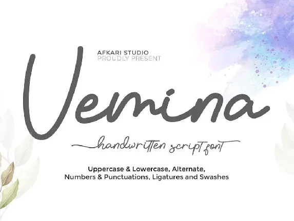 Vemina font