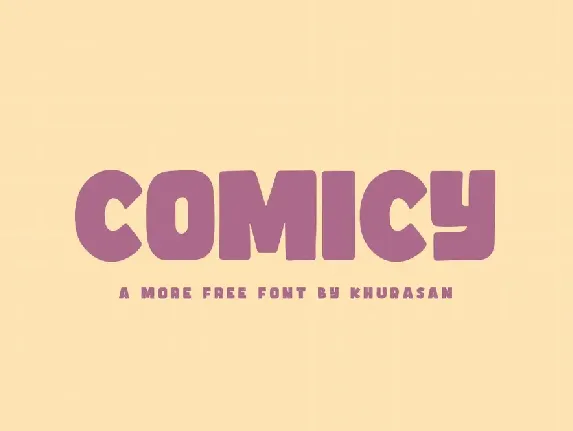 Comicy font