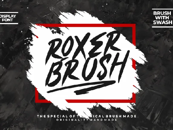 Roxer font