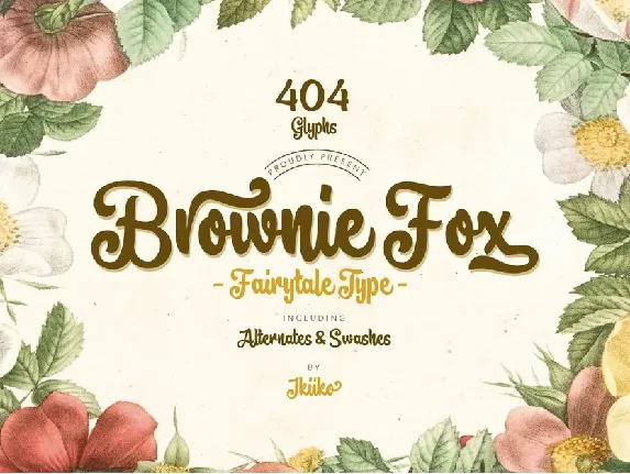 Brownie Fox font