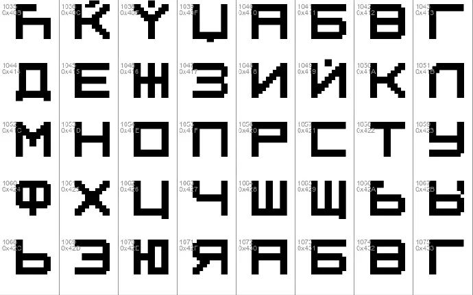 Square Pixel7 font