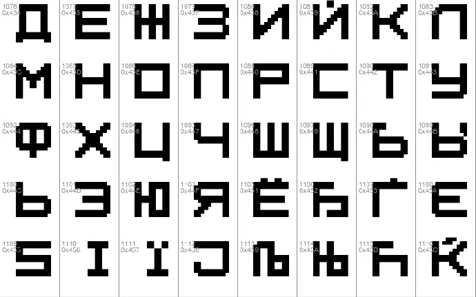 Square Pixel7 font