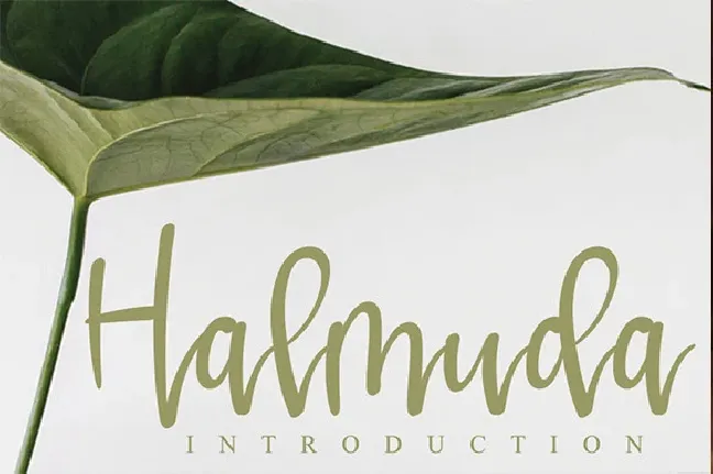 Halmuda Script font