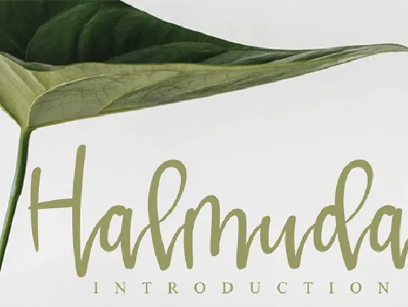 Halmuda Script font