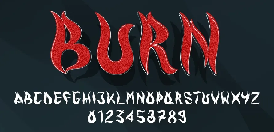 Fuego Burn font