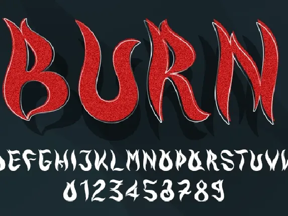 Fuego Burn font