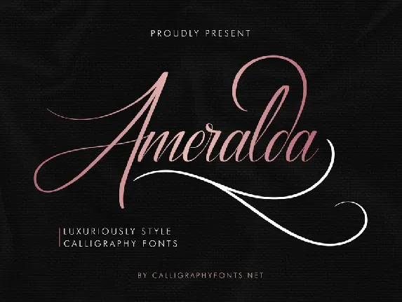 Ameralda Demo font