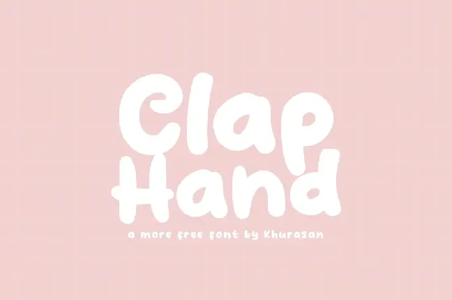 Clap Hand font