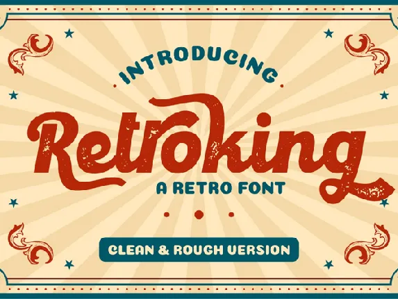 Retroking font