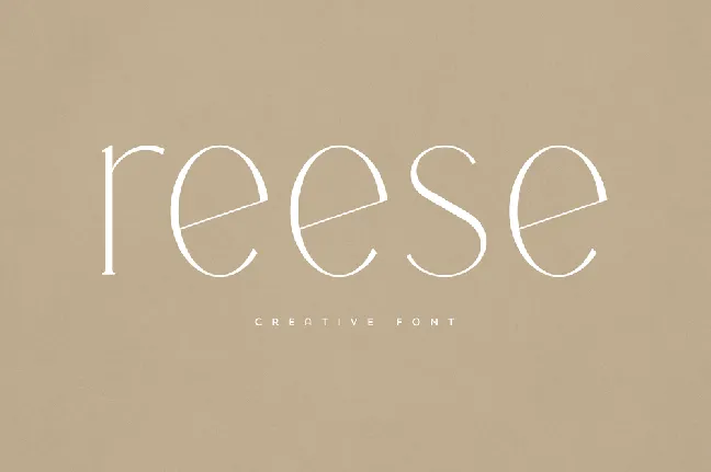 Reese font