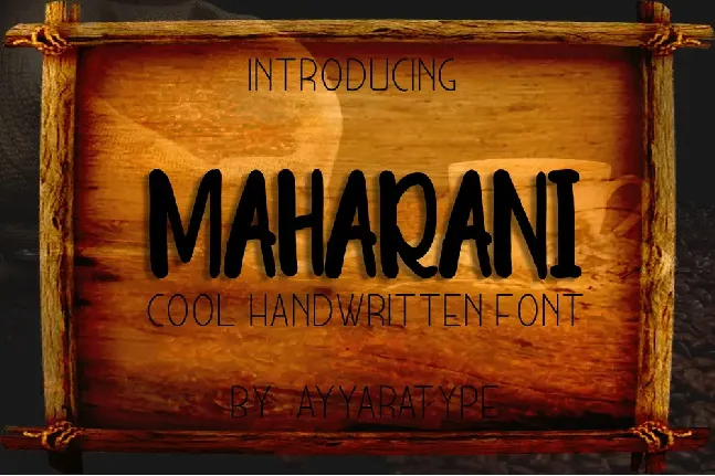 Maharani font