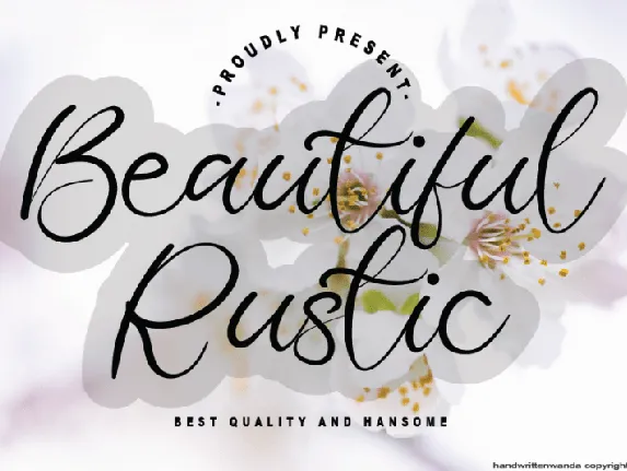 Beautiful Rustic font