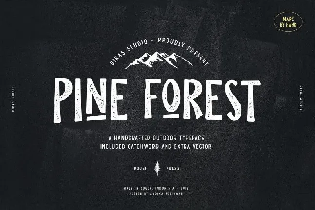 Pine Forest font