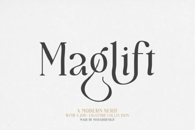 Maglift font