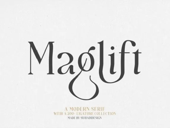 Maglift font