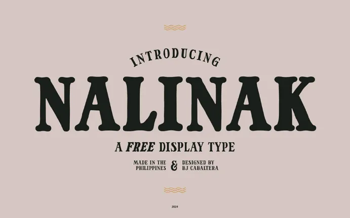 Nalinak Display font