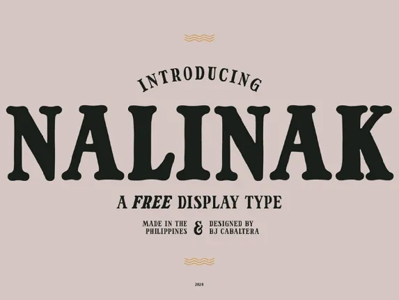 Nalinak Display font