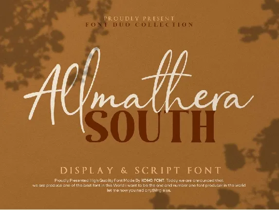 Allmathera South Duo font