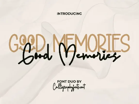 Good Memories Demo font