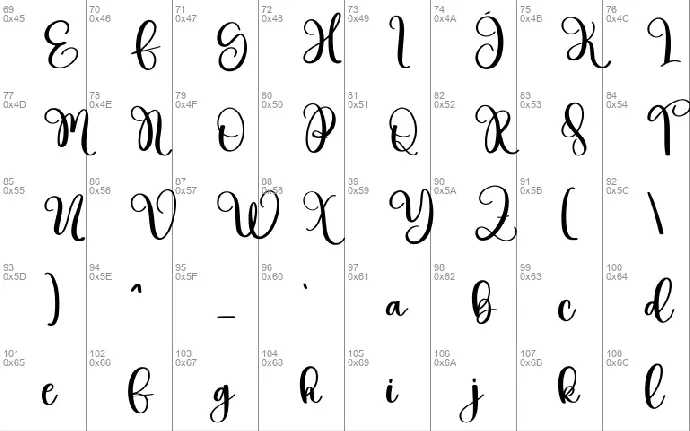 Narrative font