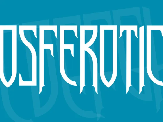 Nosferotica font