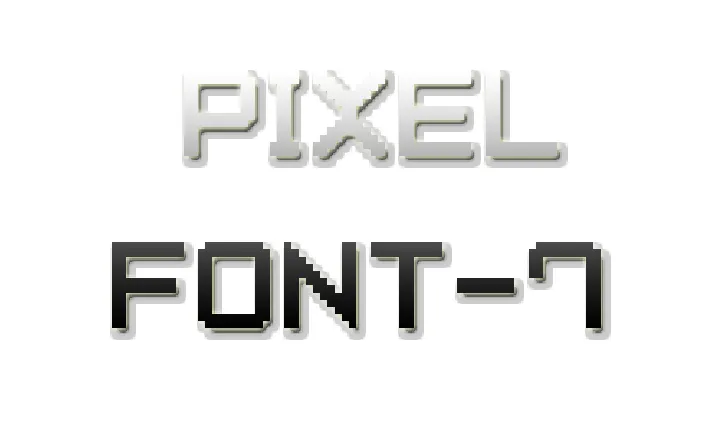 Pixel Font7