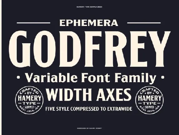 Godfrey font