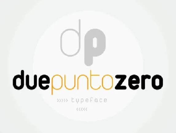 Duepuntozero font