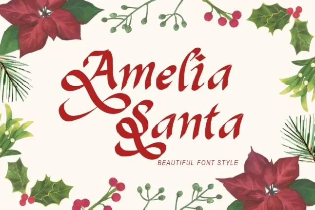 Amelia santa font