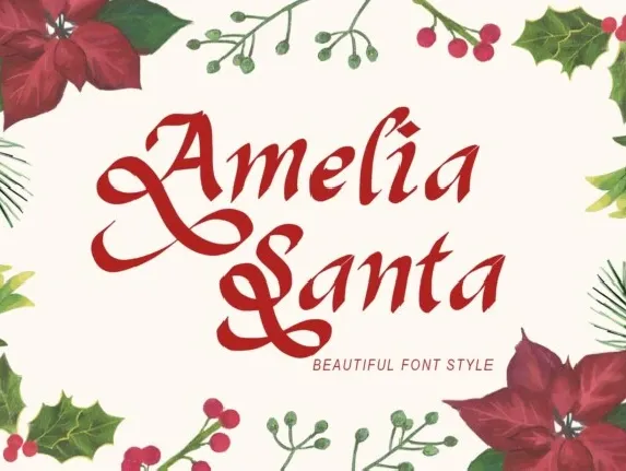 Amelia santa font