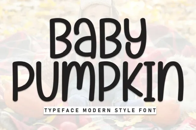 Baby Pumpkin Display font