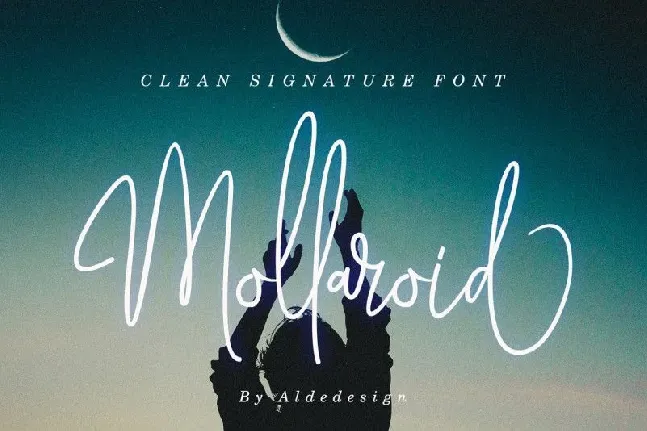 Mollaroid Signature font