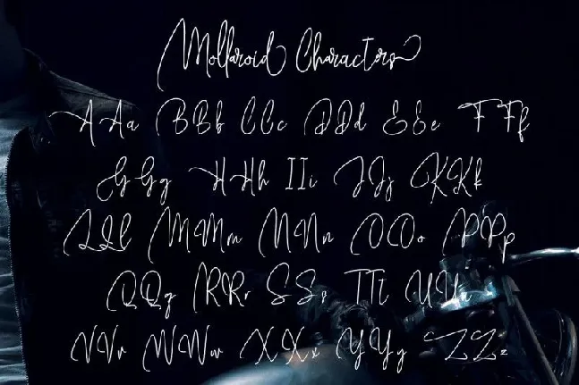 Mollaroid Signature font