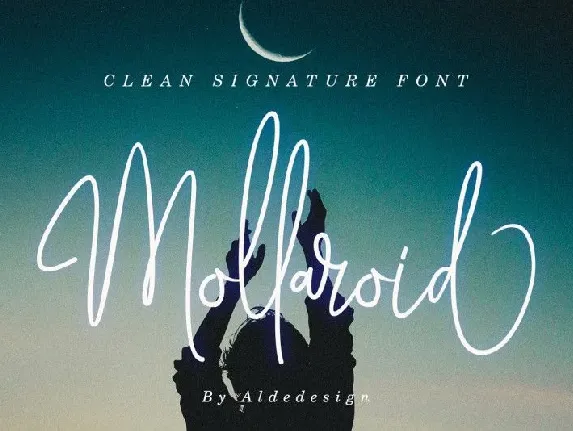 Mollaroid Signature font