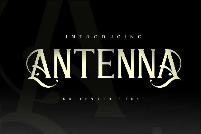 Antenna font