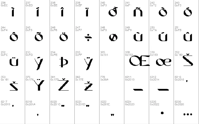 Montera font