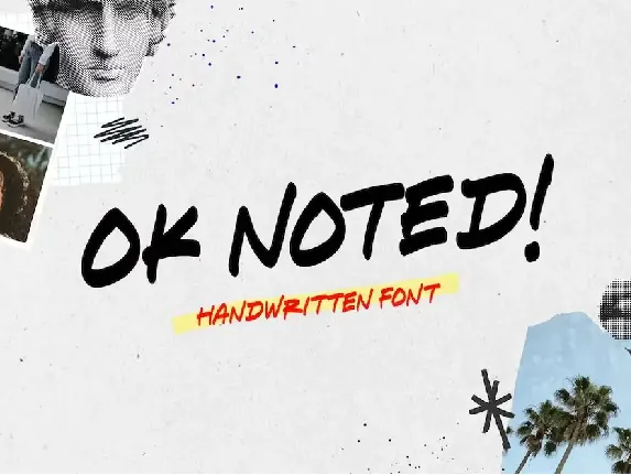 Ok Noted font