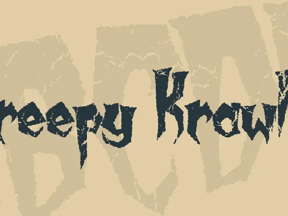 Kreepy Krawly font