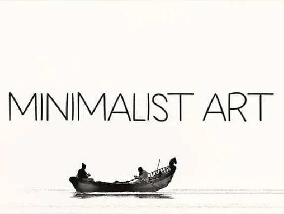 MINIMALIST ART Sans Serif font