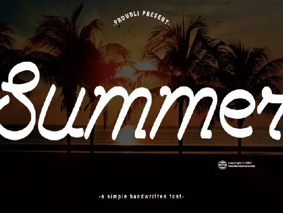 Summer font