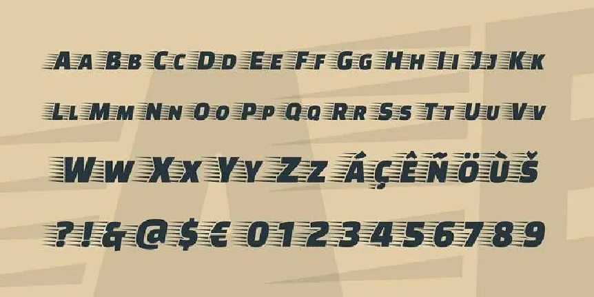 Faster One font