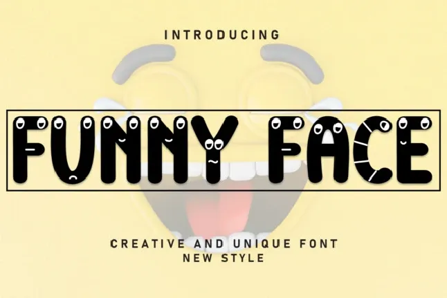 Funny Face Display font