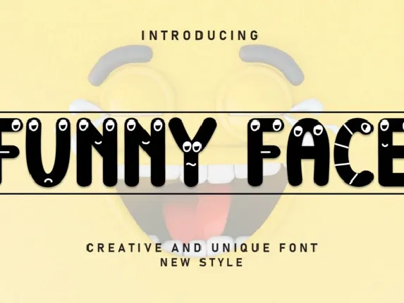 Funny Face Display font