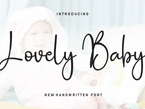 Lovely Baby Script font