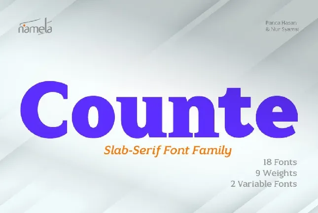 Counte DEMO font