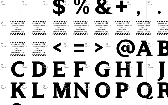 Counte DEMO font