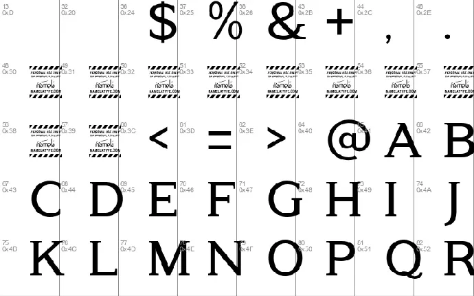 Counte DEMO font