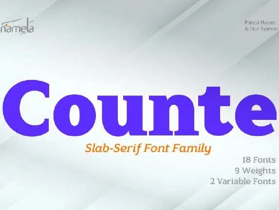 Counte DEMO font